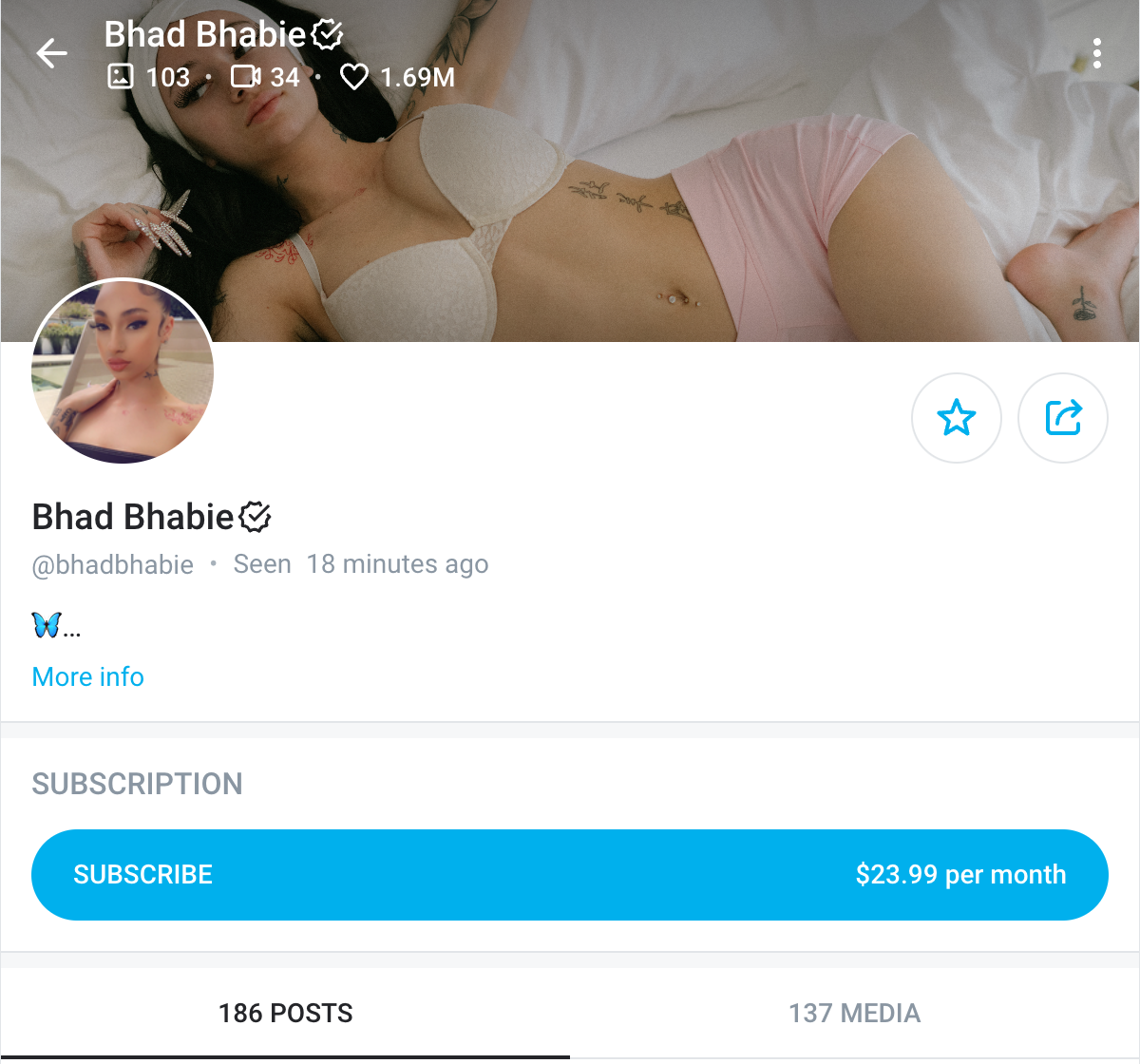 Bhad Bhabie OnlyFans Top Earner Income